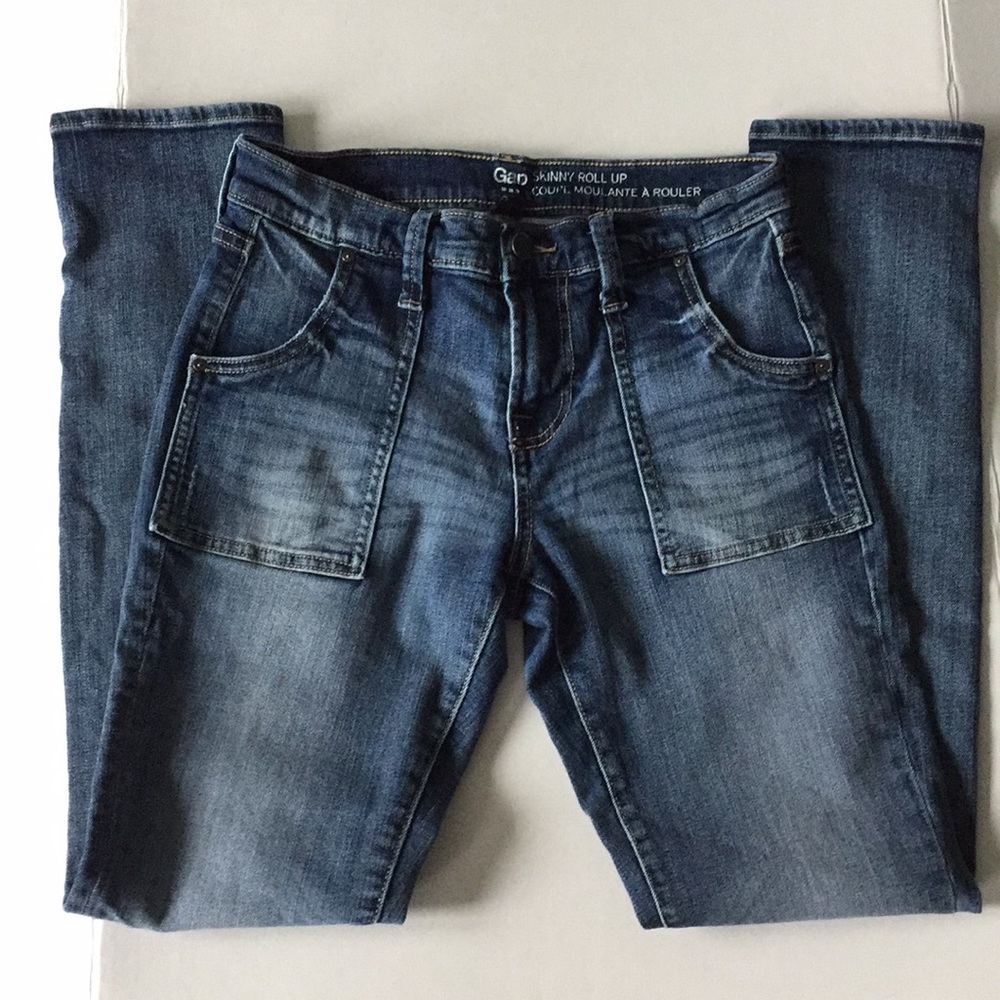 Gap Skinny Roll Up Jeans